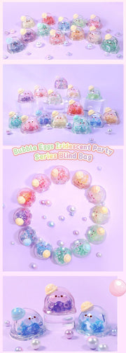 【Promotion】Bubble Egg Mini Bean - Iridescent Party Series Blind Bag