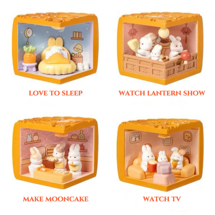 【Mid-autumn Festival Limit】Rabbit Community Mooncake Series Toy Figure Confirmed Design