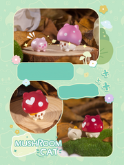 Mushroom Cat Charms Blind Bag