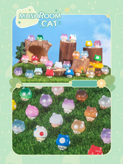 Mushroom Cat Charms Blind Bag